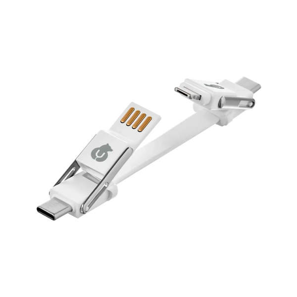 uBear кабель Life Switch Key Ring Cable 6в1 (белый) DC09WH61-AD