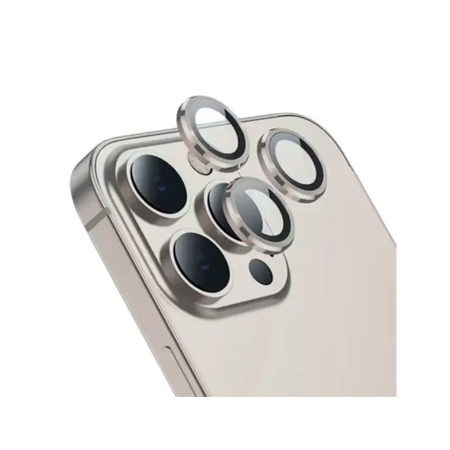Green Lion стекло для камеры iPhone 15 Pro/15 Pro Max (титановый) GNCMLP15PMTGD