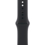 Apple Watch 11 46mm, алюминий, серый космос, спортивный черный ремешок M/L