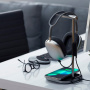 Satechi БЗУ + подставка для наушников Headphone Stand (серый) ST-UCHSMCM