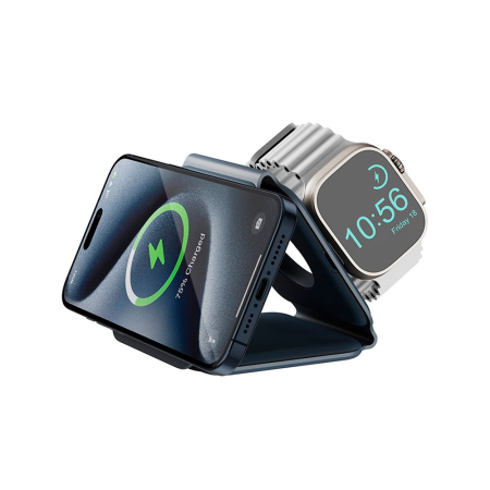 EnergEA БЗУ Bazic GoMag Trio Plus 15W (синий) GM-TRIOPLUS-BLU