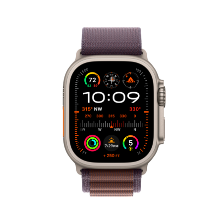 Apple ремешок Alpine Loop 46/49 мм (M) (индиго) MT5Q3ZM/A