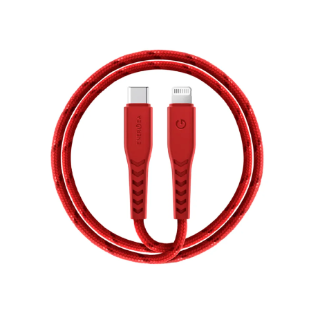 EnergEA кабель Type-C/Lightning NyloFlex C94 MFI 1.5м (красный) CBL-NFCL-RED150