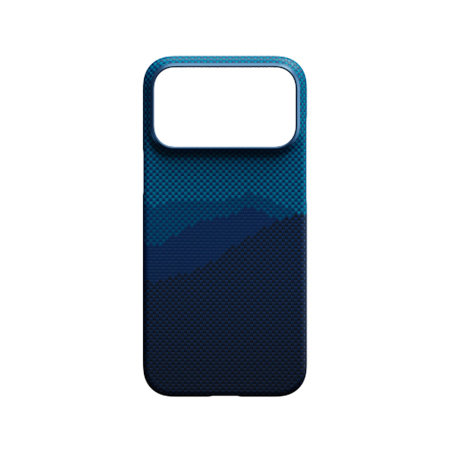 Pitaka чехол для iPhone 17 Pro Ultra-Slim Case PitaTap Horizon MagSafe (синий)