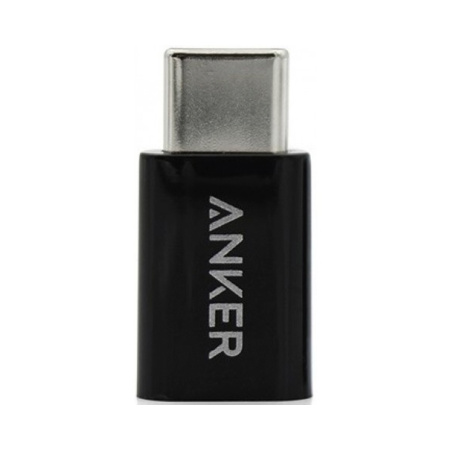 Anker переходник Micro USB/Type-C (2 шт.) (черный) B8174