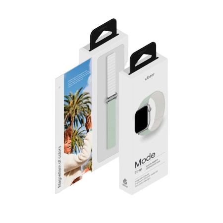 uBear ремешок Mode (S/M) 41 мм (шалфей/бежевый) WB13SB01SM-AW