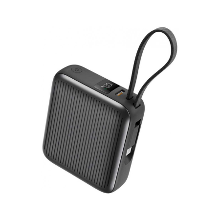 EnergEA внешний аккумулятор Integra Mini 35W 10000mAh+ кабель Type-C (черный) INT-MINI35-GUN