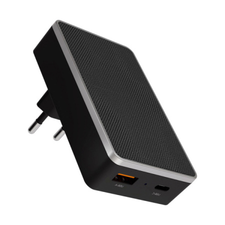 VLP СЗУ 20W Type-C + USB A (черный) vlp-WC20-01-BK