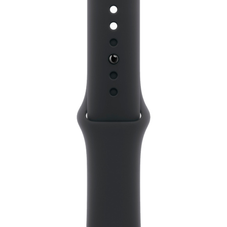 Apple Watch 11 46mm, алюминий, черный, спортивный черный ремешок M/L