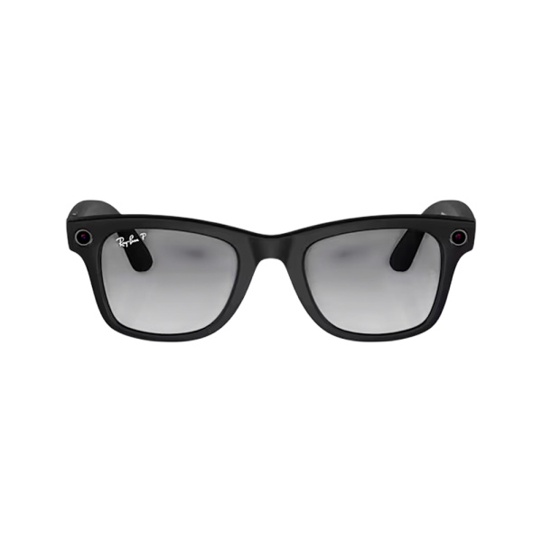 Ray-Ban экшн камера-очки Wayfarer Gen 2 L (Матовая черная оправа/Polar Gradient Graphite) (черный)