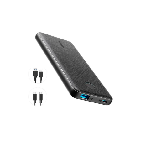 Anker внешний аккумулятор PowerCore Slime 10000mAh (черный) A1247G11 Anker внешний аккумулятор PowerCore Slime 10000mAh (черный) A1247G11
