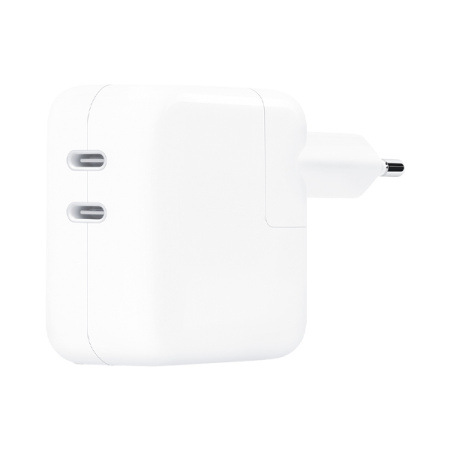 Apple СЗУ Power Adapter 35W 2xType-C (белый) MW2K3ZM/A Apple СЗУ Power Adapter 35W 2xType-C (белый) MW2K3ZM/A
