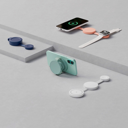 EnergEA БЗУ Bazic GoMag Trio 2 3 в 1 15W (серый) GM-TRIO2-GRY