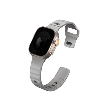 Uniq ремешок Stride FKM 46/49 мм (серый) 49MM-STRIGRY