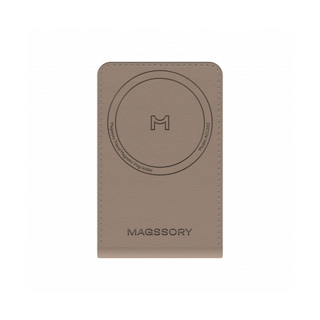 Magssory бумажник-подставка MagSafe Tripod Magnetic Vlog Wallet (латте) ACL002l