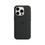 Apple чехол для iPhone 15 Pro Silicone Case MagSafe (черный) MT1A3ZE/A