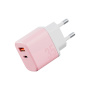 EnergEA СЗУ GoPort Velox Kit GaN35 Type-C + USB A + кабель Type-C/Type-C (розовый) CHR-GPVLX-EU-PNK