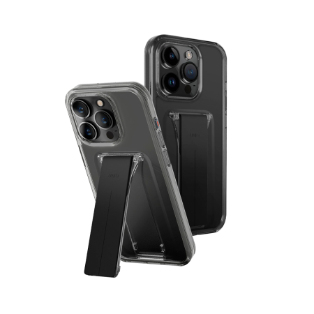 Uniq чехол для iPhone 15 Pro Heldro Mount with Stand (серый) IP6.1P(2023)-HELMSMK