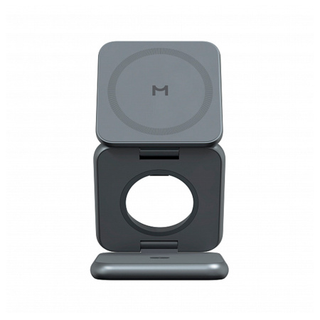Magssory БЗУ Fold Pro Qi2 3 в 1 (серый) WCH063m