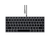 Satechi клавиатура проводная Slim W1 Rus (серый) ST-UCSW1M-RU