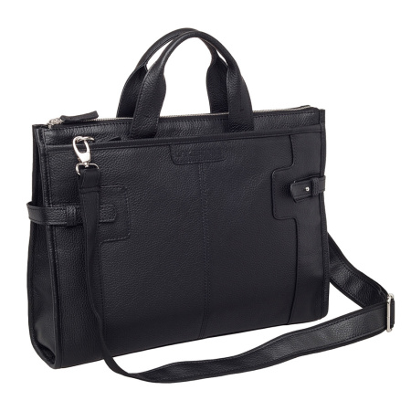 Lakestone сумка для MacBook 14.2 Courtney нат. кожа (черный)