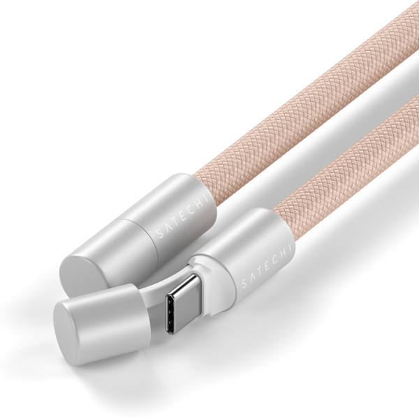 Type-C OntheGo Crossbody Lanyard Cable 60W 1.5м (розовый) ST-LOTGLR