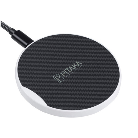 Pitaka БЗУ Qi Pad Eclipse (черно-белый) МР1002