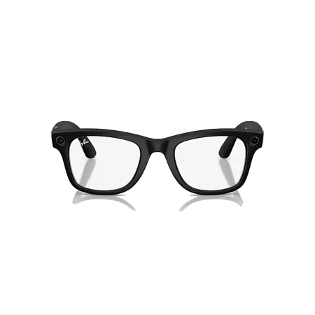 Ray-Ban экшн камера-очки Wayfarer Gen 2 L (Матовая черная оправа/Прозрачый линзы) (черный) 601SSB53