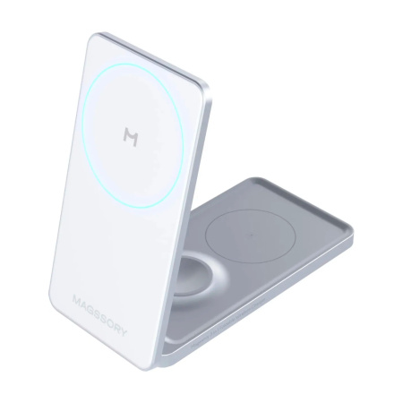 Magssory БЗУ Flip 3 в 1 (белый) WCH014s