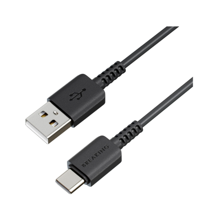 Breaking кабель USB/Type Classic 1м (черный) 20114