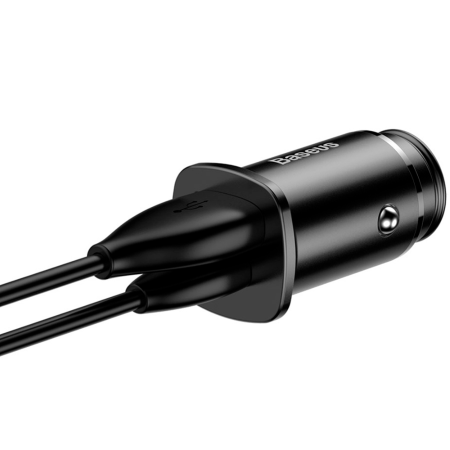 Baseus АЗУ Square Metal PPS 30W USB A + Type-C (черный) CCALL-BS01