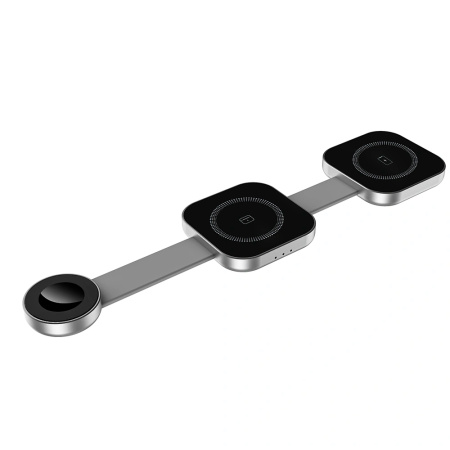 Wiwu БЗУ Planeta Trio MagSafe 3 в 1 (серый)