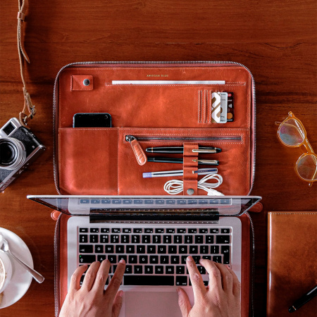 Ryoko органайзер Mark Tech Portfolio (коричневый)