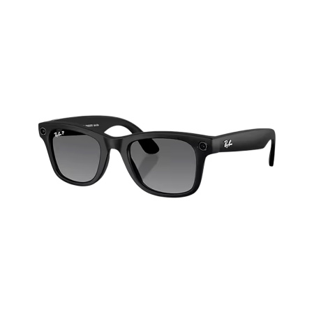 Ray-Ban экшн камера-очки Wayfarer Gen 2 M (Матовая черная оправа/Polar Gradient Graphite) (черный)