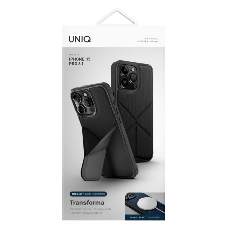 Uniq чехол для iPhone 15 Pro Transforma MagSafe (черный) IP6.1P(2023)-TRSFMBLK
