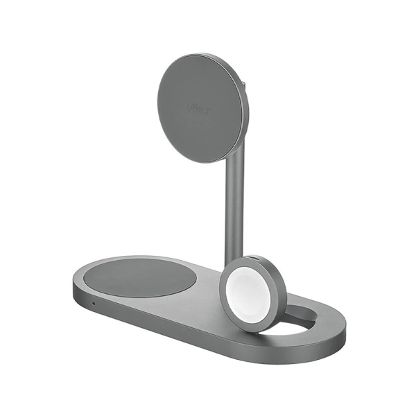 uBear БЗУ Stage Ultra Qi2 3 в 1 Magnetic (серый) WL20SG31SU-AW