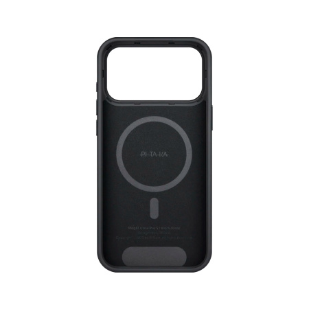 Pitaka чехол для iPhone 17 Pro Max Aramid UltraGuard Case 600D MagSafe (черный)