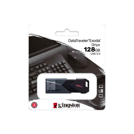 Kingston флеш накопитель DataTraveler Exodia Onyx USB A 128GB (черный) DTXON/128GB
