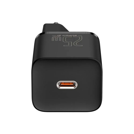 Baseus СЗУ Super Si 25W Type-C + кабель Type-C (черный) TZCCSUP-L01