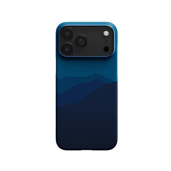 Pitaka чехол для iPhone 17 Pro Ultra-Slim Case PitaTap Horizon MagSafe (синий)