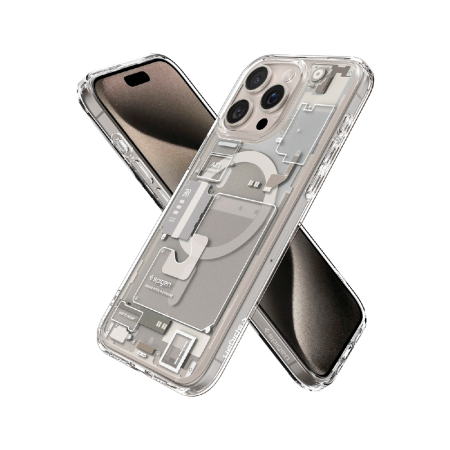 Spigen чехол для iPhone 15 Pro Ultra Hybrid Zero One MagSafe (прозрачный) ACS07216