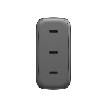 EnergEA СЗУ AmpCharge GaN 100W 3x Type-C (серый) CHR-AC3C-GAN100EU