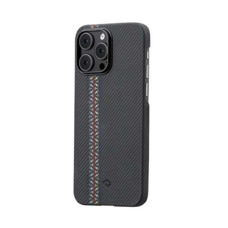 Pitaka чехол для iPhone 14 Pro Max MagEZ Case 3 Rhapsody MagSafe (черно-серый в полоску) FR1401PM