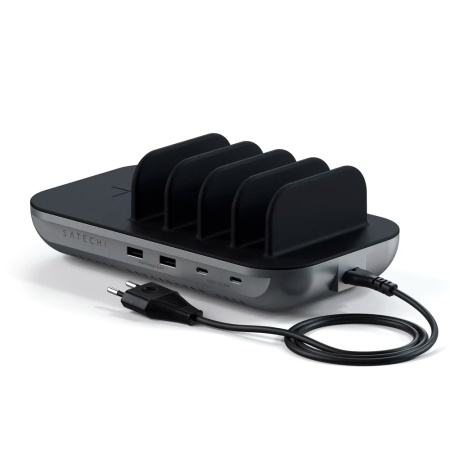 Satechi БЗУ Dock5 Multi-Device Charging Station (серый) ST-WCS5PM-EU