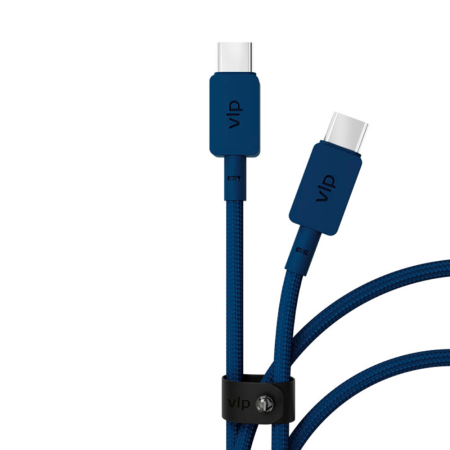 VLP кабель Type-C/Type-C Nylon Cable 100W 1.2м (темно-синий) 1031023