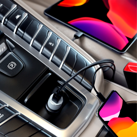 Satechi АЗУ 72W Type-C PD Car Charge (серебристый) ST-TCPDCCS