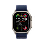 Apple Watch Ultra 2 49mm, натуральный, Trail Loop S/M синий ремешок
