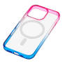 uBear чехол для iPhone 16 Pro Fusion Mag Case MagSafe (прозрачный/сине-розовый) CS446BP63PFS-I24M