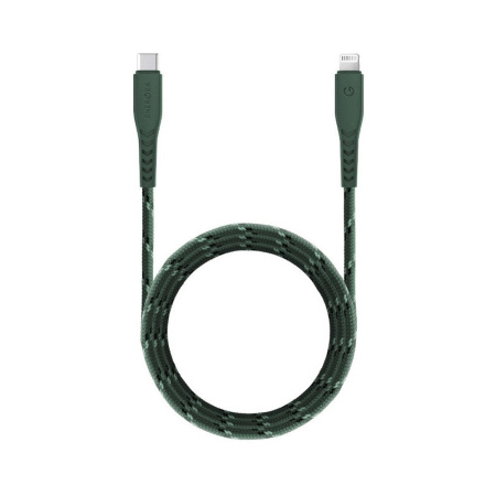 EnergEA кабель Type-C/Lightning NyloFlex C94 MFI 1.5м (зеленый) CBL-NFCL-GRN150