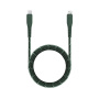 EnergEA кабель Type-C/Lightning NyloFlex C94 MFI 1.5м (зеленый) CBL-NFCL-GRN150
